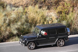 Во время испытаний попался прототип Mercedes G55 AMG