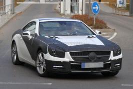 Шпионские фото Mercedes SL (2011)