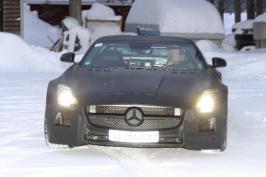Шпионские фото Mercedes-Benz SLS AMG Black Series (2011)